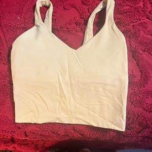 lululemon athletica Cream Crop Top